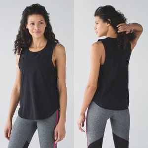 Lululemon Black UPF 50+ Making Moves Tank